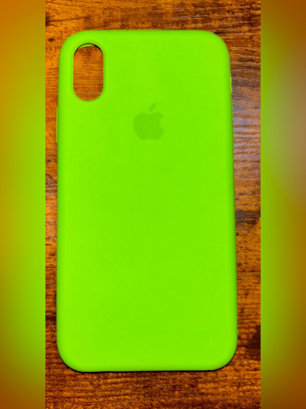 Neon Lime Silicone iPhone XR Phone 
Case ✅🪀☘️🍏